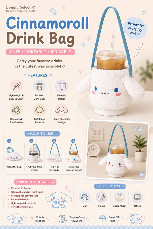 Cinnamoroll Drink Bag